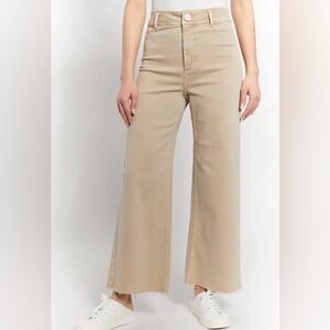 Oat New York Tan Flare Pants